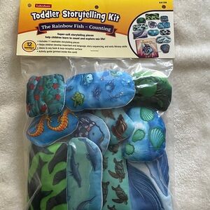 Toddler Storytelling Kit - The Rainbow Fish - Blue & Green